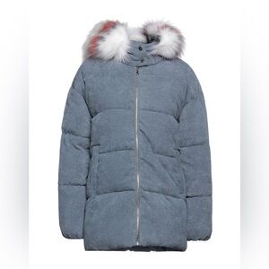 Like new - Molly Bracken suede puffer jacket